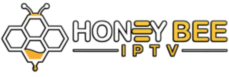 Honey bee IPTV logo - IPTV subscription service.